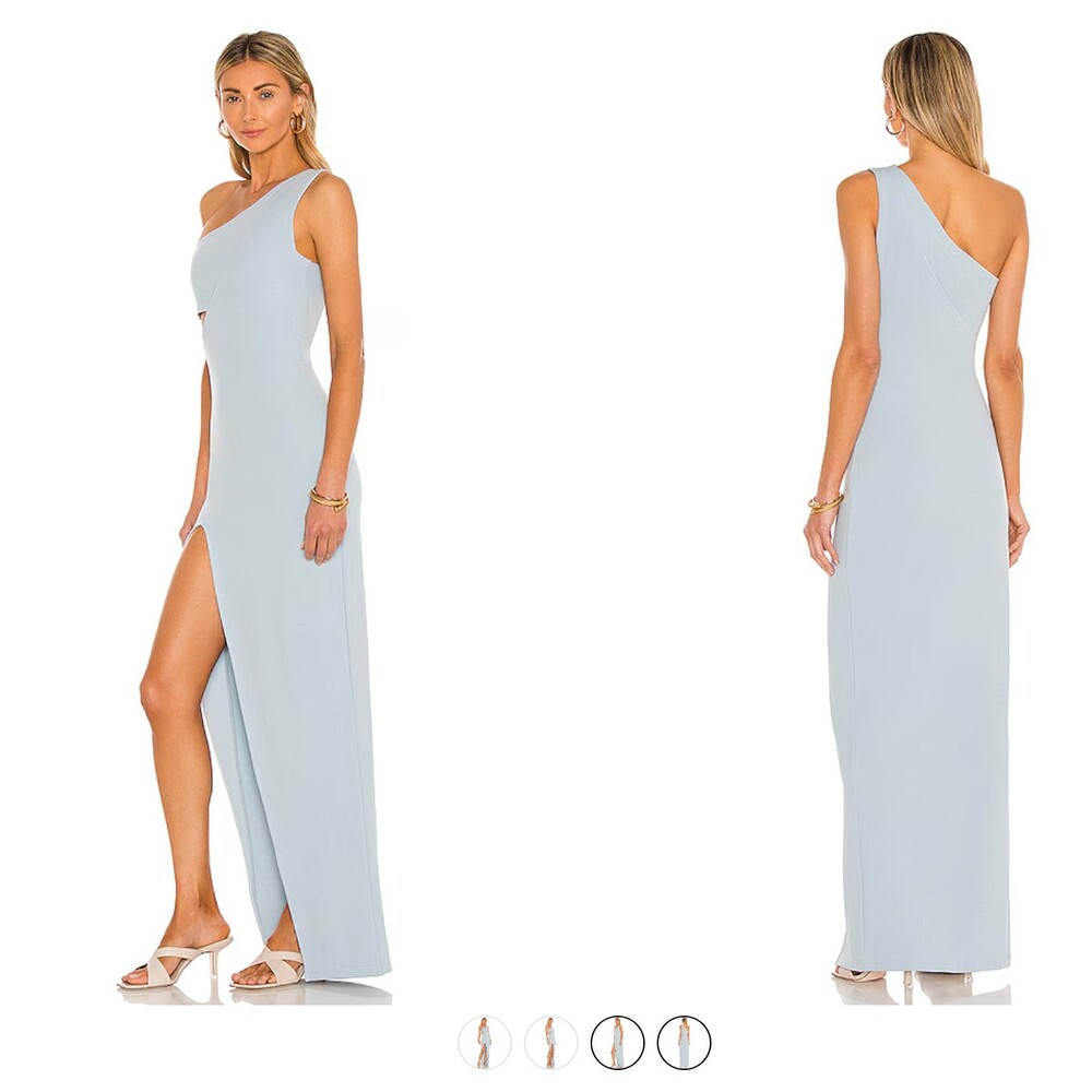 Atoir X REVOLVE Time Stands Still Dress in Powder Blue S NWT $240